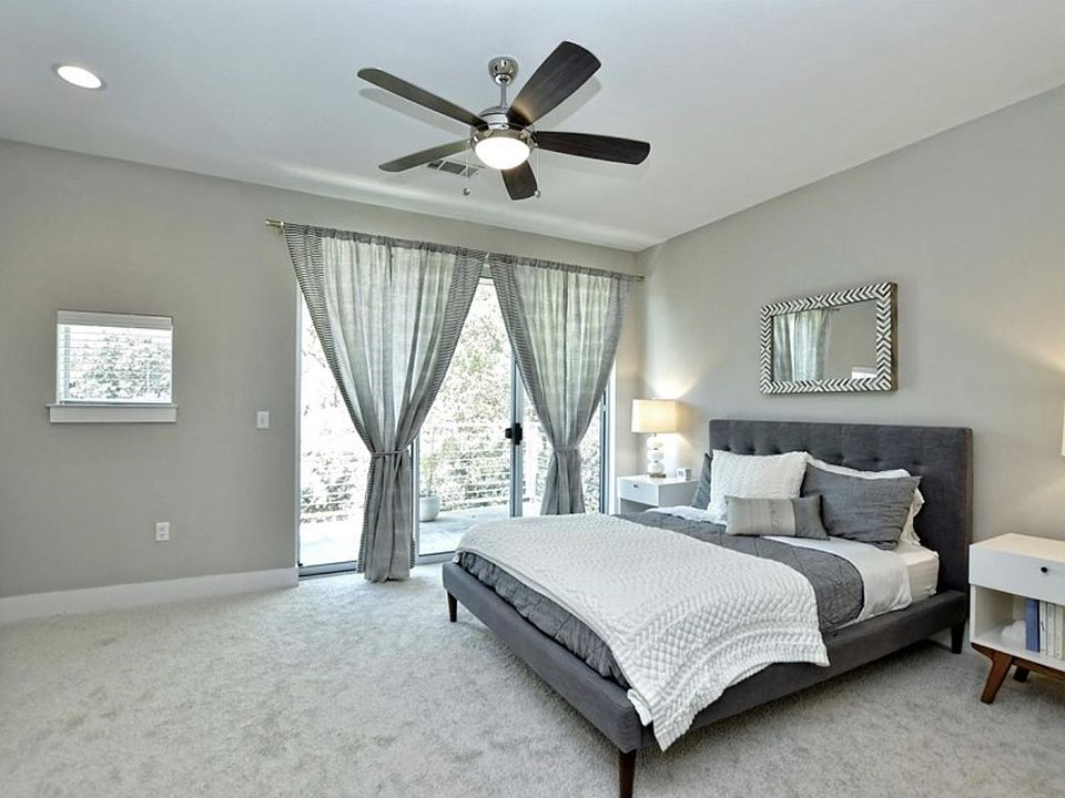 Master Bedroom on 3rd floor with attached balcony