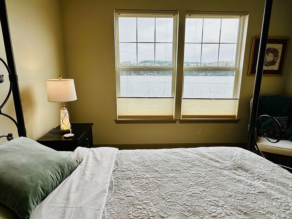 Shades can be oriented for maximum privacy. Listen to the water as you drift off to sleep.