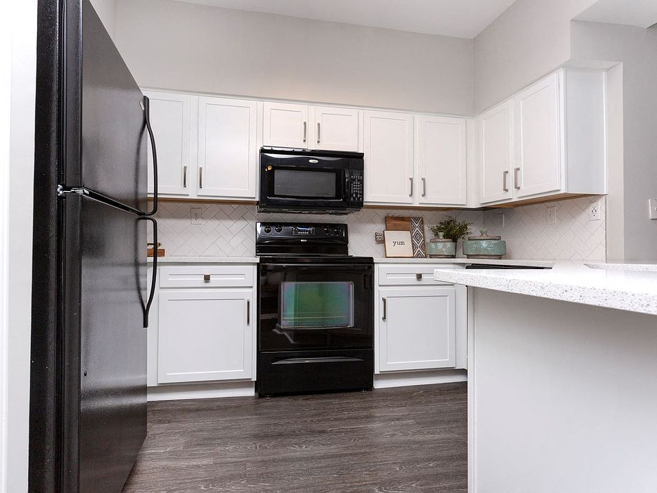 Modern Kitchen with Black Appliances