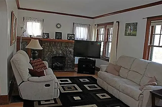 living room staged