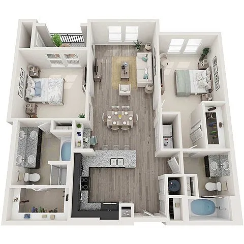 Floor plan B2D