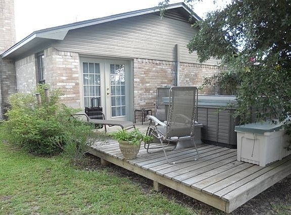 Spa and French doors