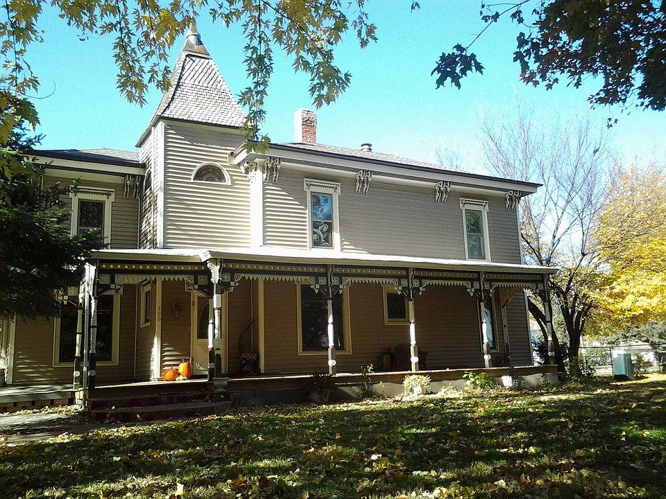 Gingerbread out of a bygone erawraparoundporchrecentlyrestored