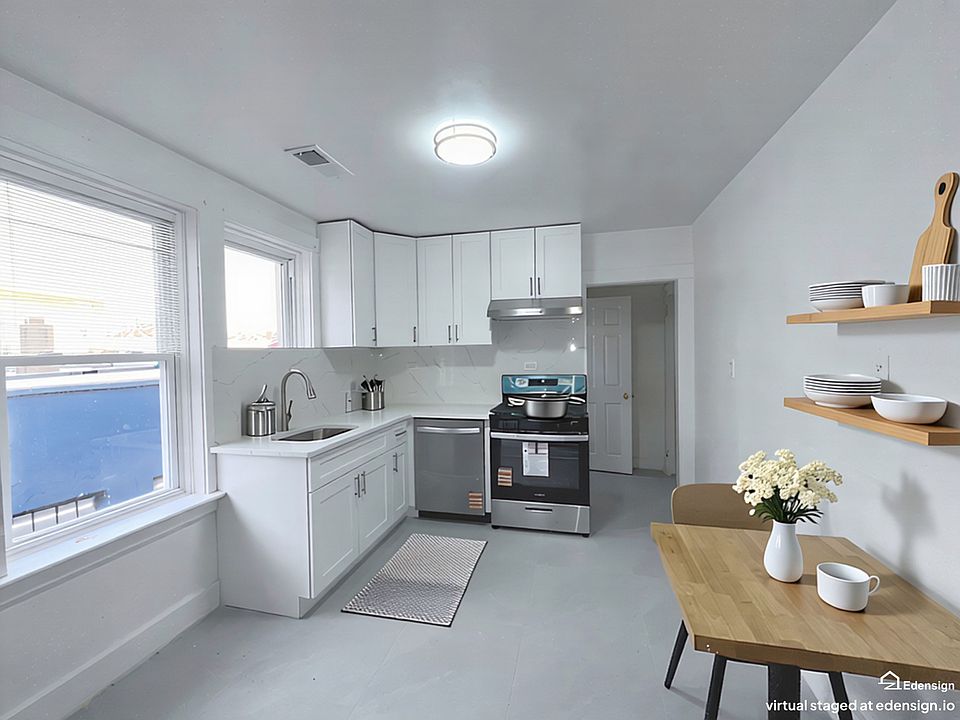 kitchen virtually staged