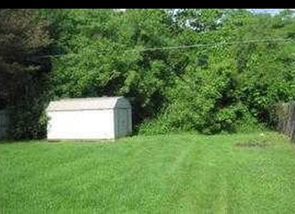 large fenced back yard