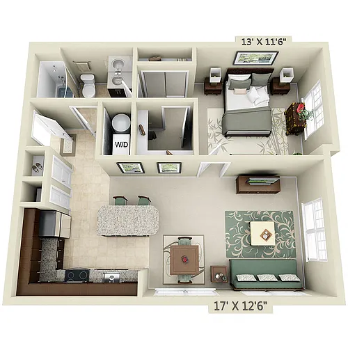 Floor plan A1B