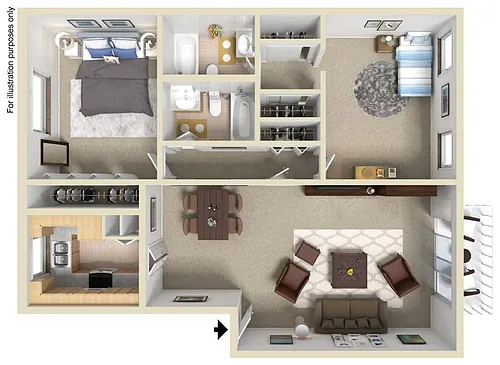 Floor plan Magnolia