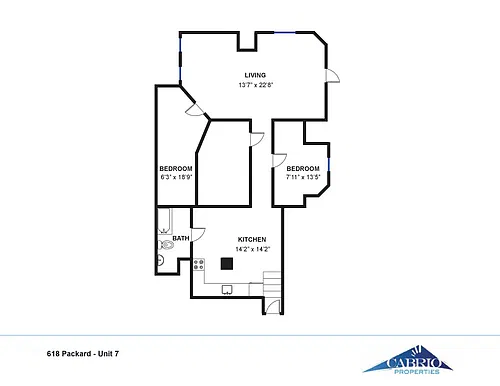 Floor plan One Bedroom