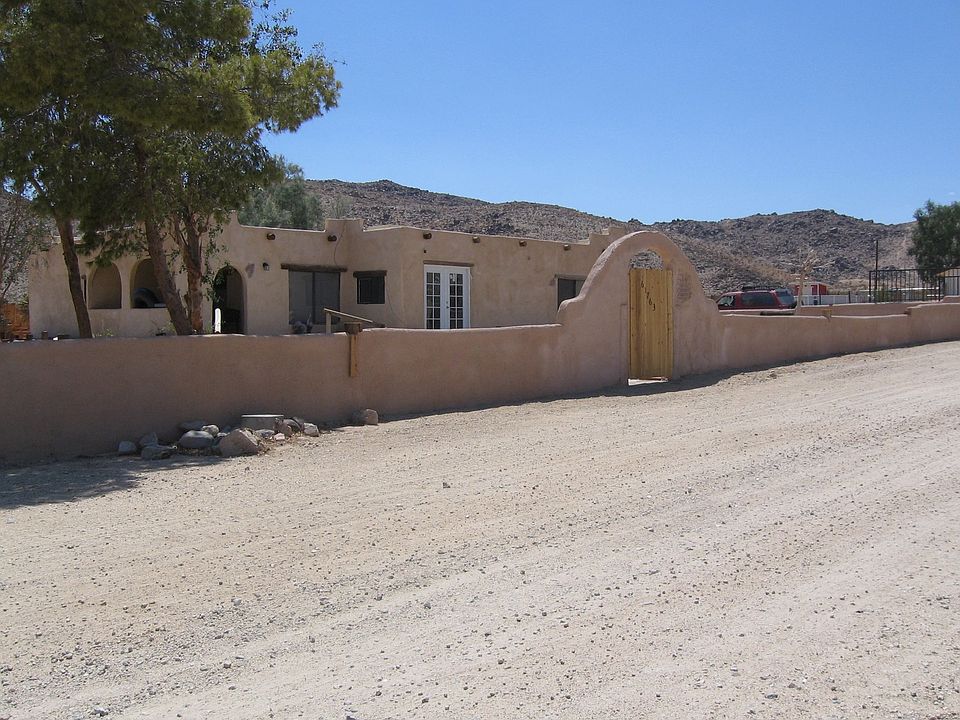 As you approach the house