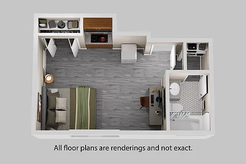 Floor plan Studio