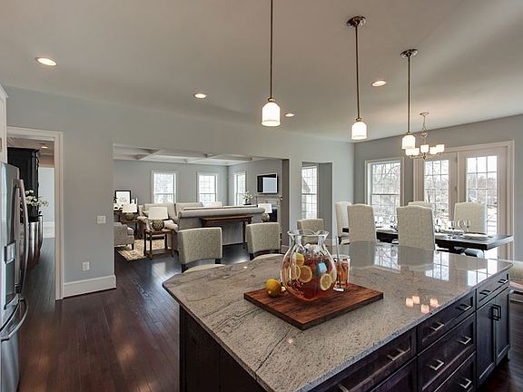 kitchen to large family room