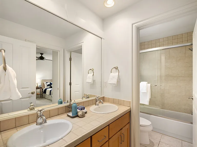 Jack & jill bath on second floor