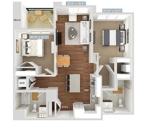 Floor plan B1-510