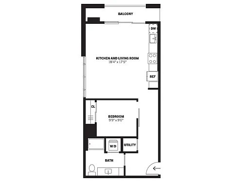 Floor plan Sawyer