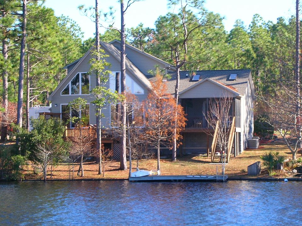 View of home from lake