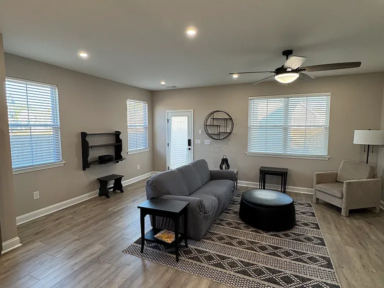 Living Area Access to Back Door