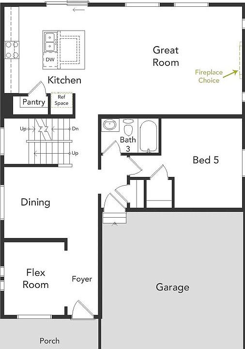 Wonder floorplan 1st floor