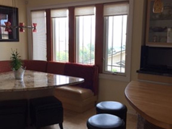 Built-in Dining area and Island