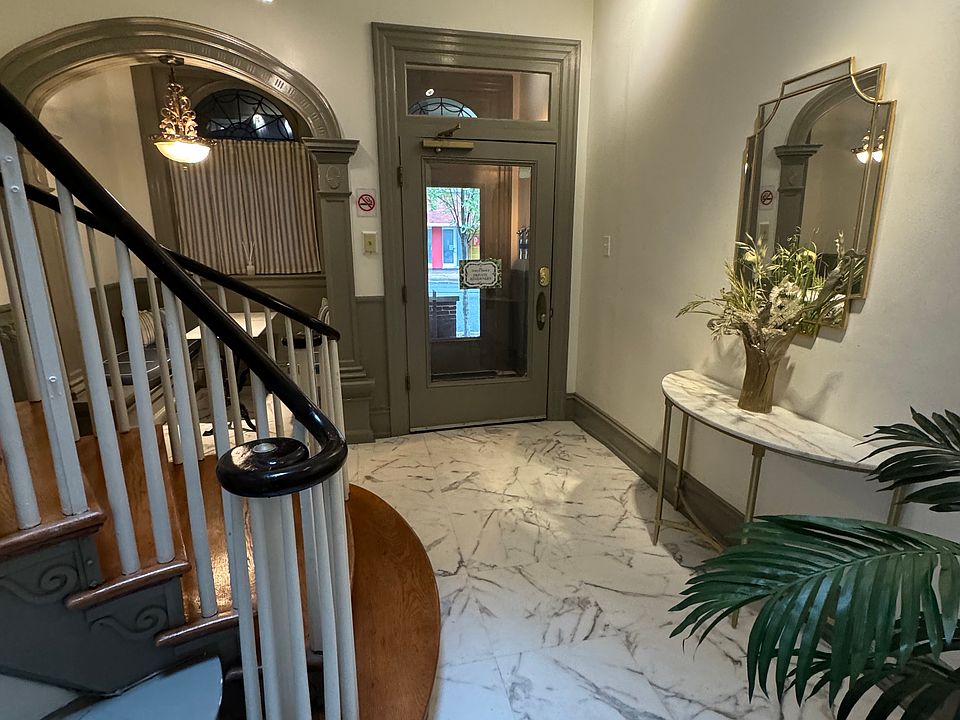 Lovely Lobby Entrance into a historic property from the 1920s era.