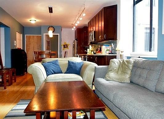 Large living/dining area