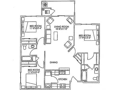 Floor plan Stoneybrook
