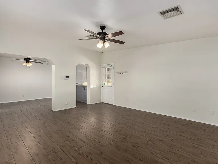 Family Room with view to Kitchen/Dining area
