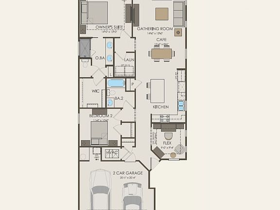 First Floor 2 br 2 ba