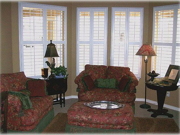 Study with Plantation Shutters