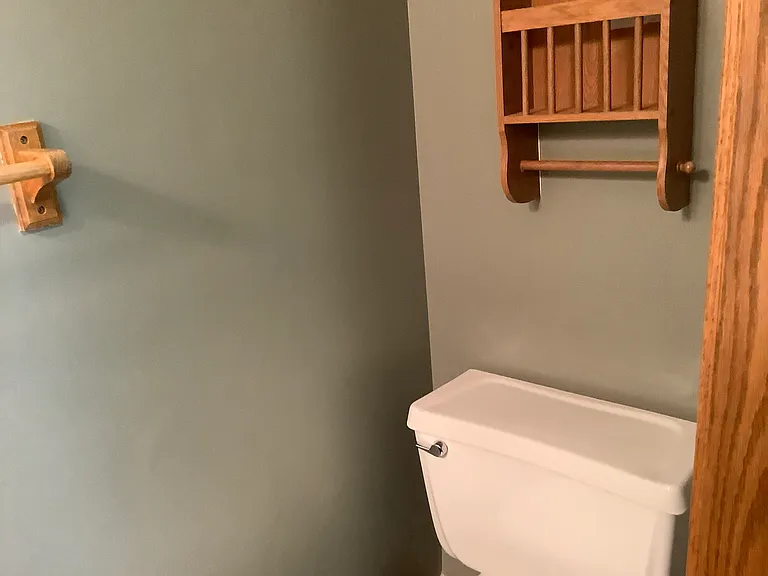 Updated paint in half bath