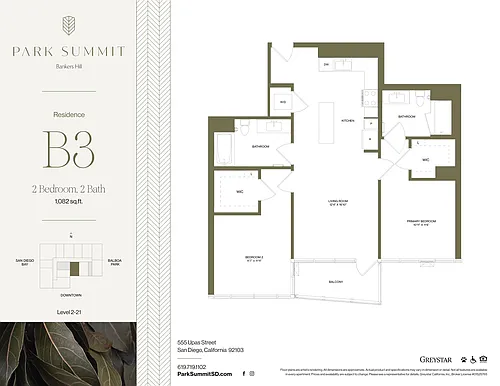 Floor plan Park summit _B3