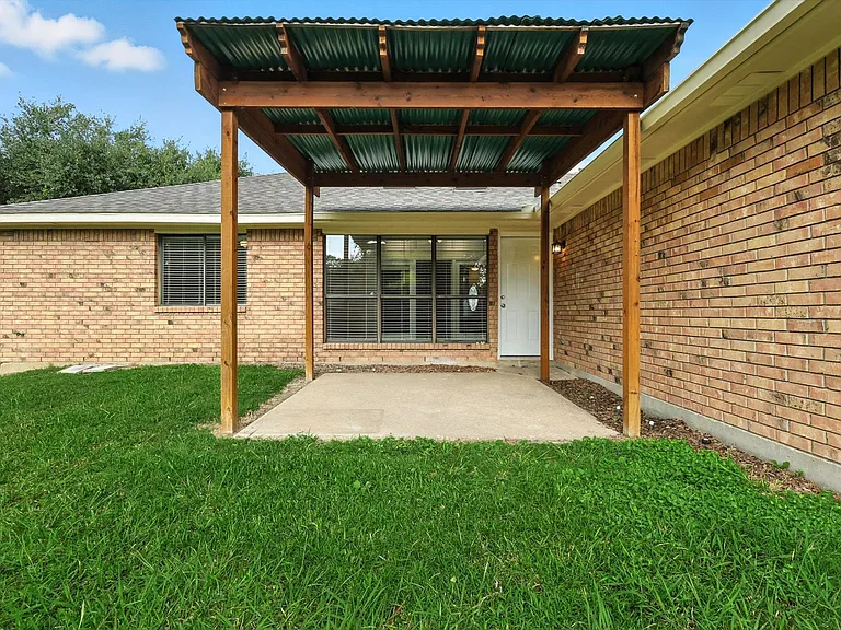 Covered patio
