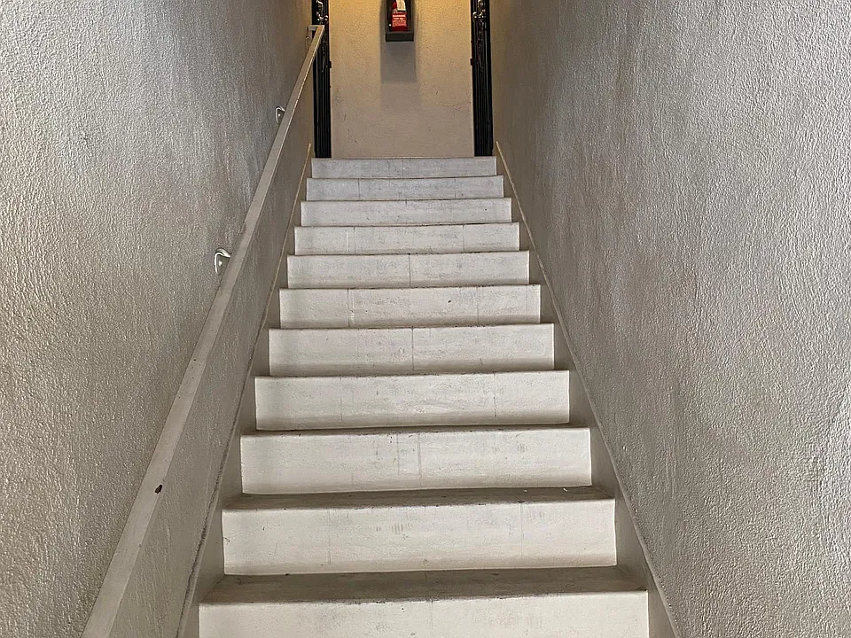 Stairway leading to the Apartment