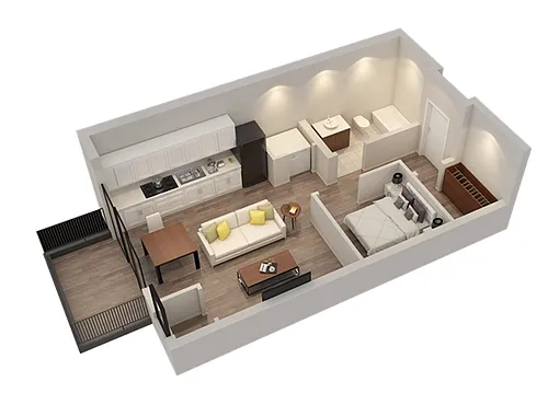 Floor plan Cinder