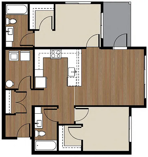 Floor plan Meadow Fritillary