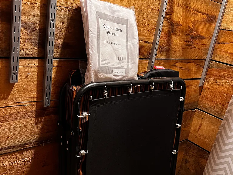 Cot for extra sleeper