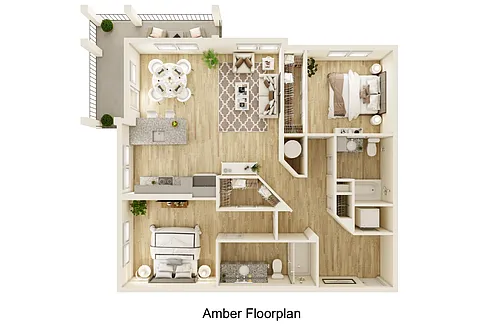 Floor plan Amber