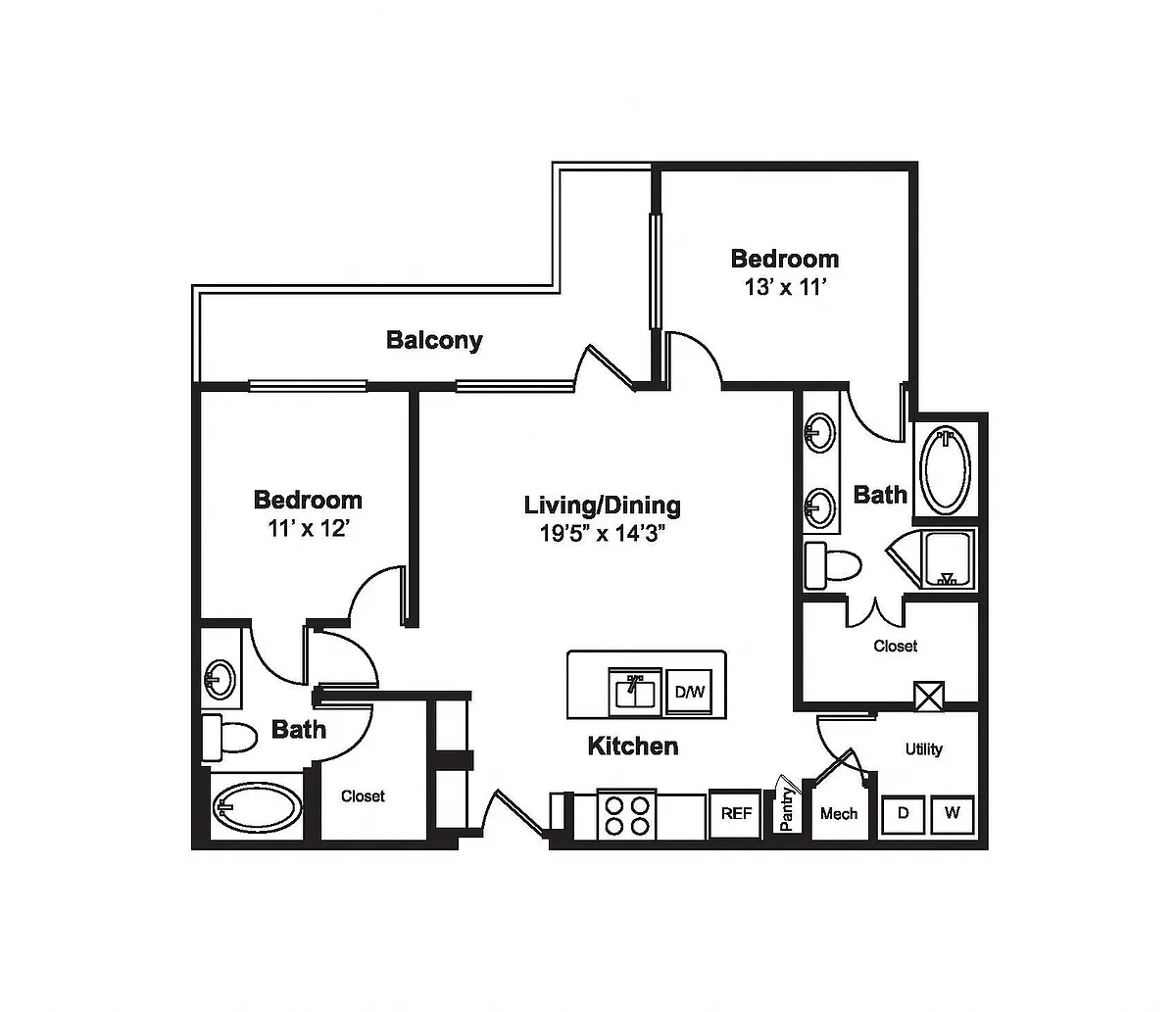 Floor plan B7