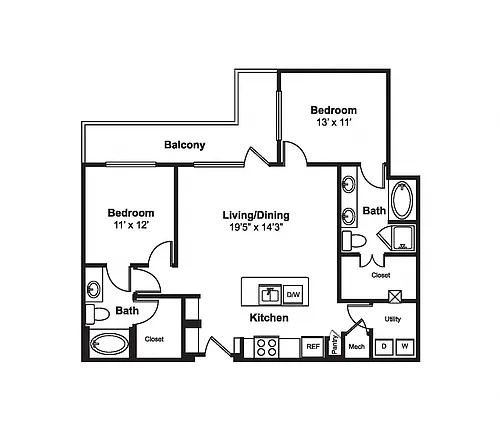 Floor plan B7