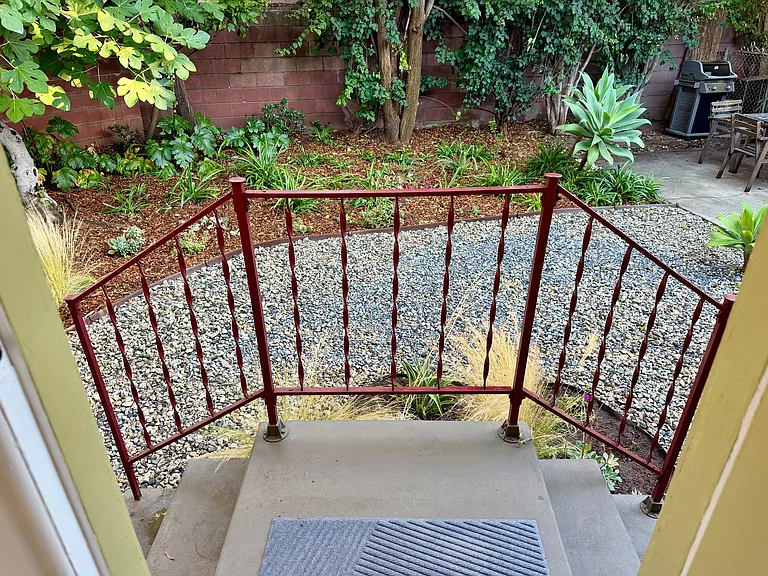 Back door steps