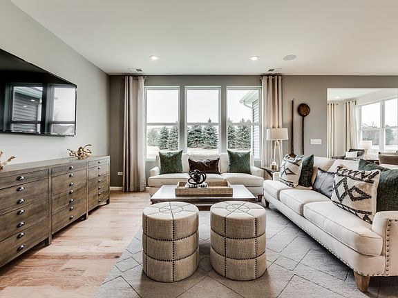 Gathering Room with Hardwood Flooring