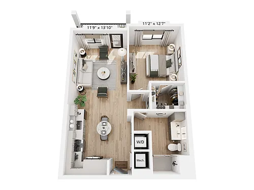 Floor plan A1b