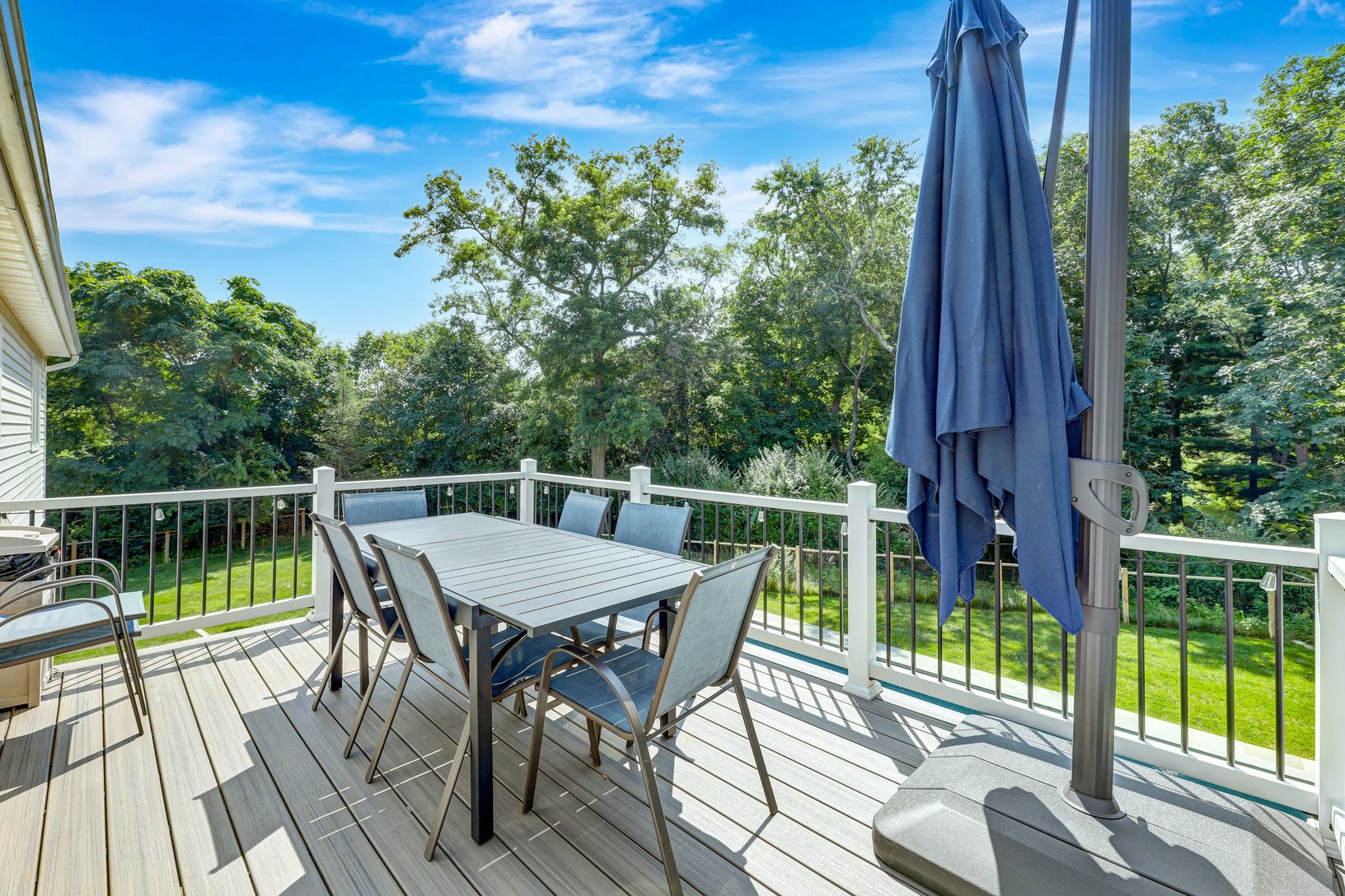  Balcony Off of Dining Overlooking Backyard