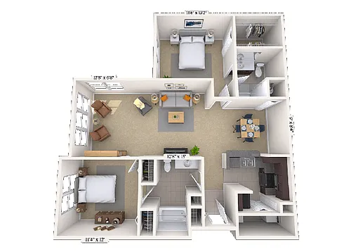 Floor plan Huntley