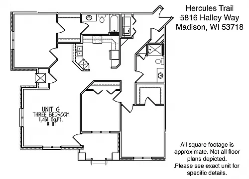Floor plan G