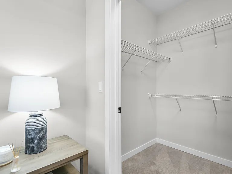 Spacious Walk In Closets