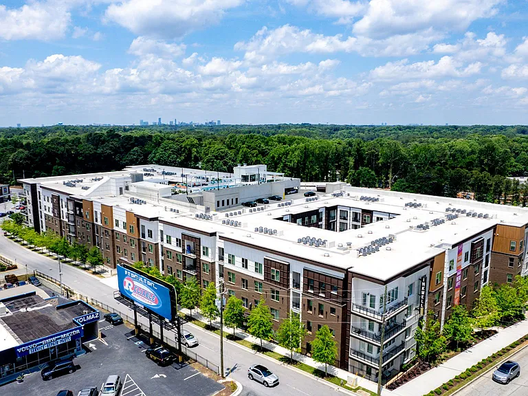 Aerial Shot of Entire Building