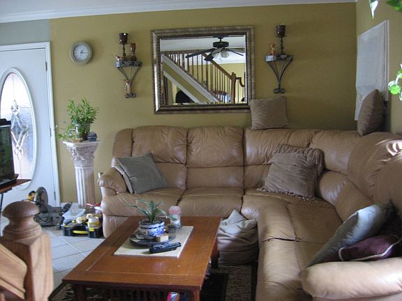 living room from stairs