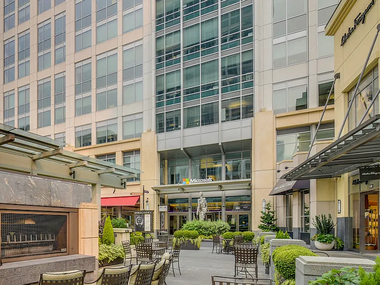 The Bravern houses a Microsoft office as well as being in walking distance of the 555 110th Ave NE Microsoft office building