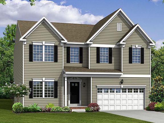 Elevation K Siding Facade with Opt Porch Garage Door