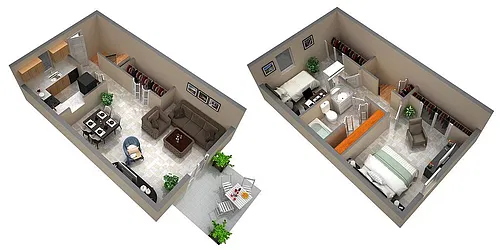 Floor plan 2 Bedroom
